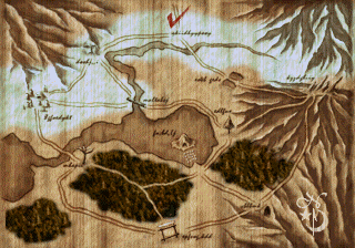 Map of the Great Glacier